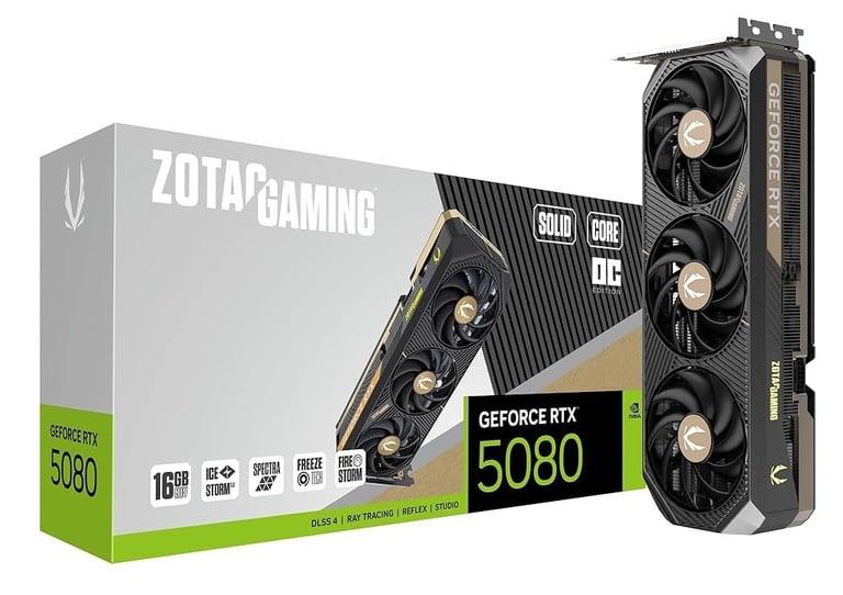 Видеокарта Zotac Rtx 5080 Solid Core OC (с макс. кошельком, с подпиской)