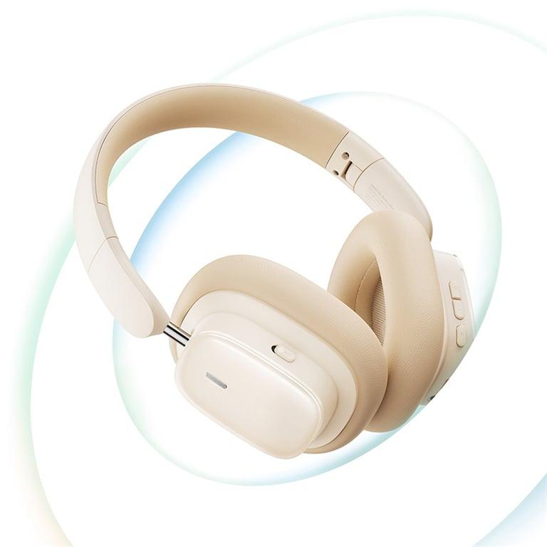 Наушники накладные Bluetooth Baseus Bowie H1i Noise-Cancellation Stellar White (с бонусами 1500₽)