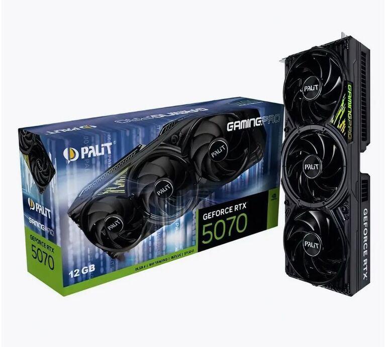 Видеокарта Palit GeForce RTX 5070 GamingPro 12GB