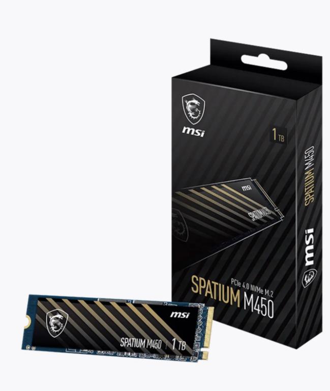 Накопитель SSD 1Tb MSI SPATIUM M450 (с WB Кошельком)