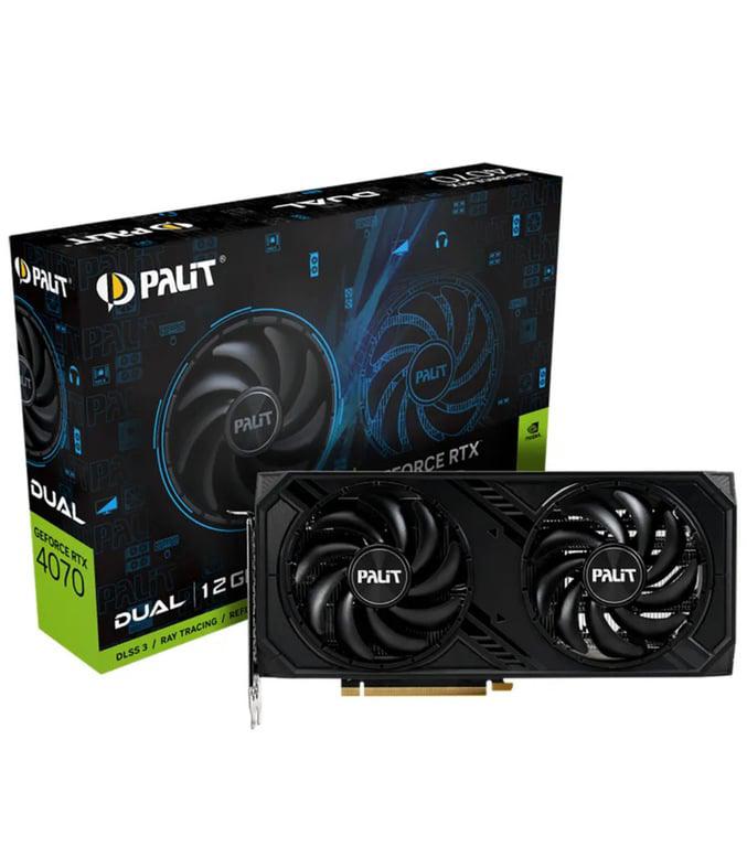 Видеокарта Palit RTX 4070 Dual 12gb