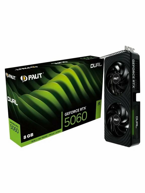 Видеокарта Palit RTX5060 DUAL 8ГБ Ситилинк С картой Пэй