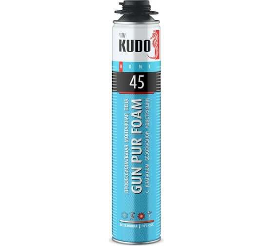 Полиуретановая монтажная профессиональная всесезонная пена KUDO HOME 45 KUPHP10U45