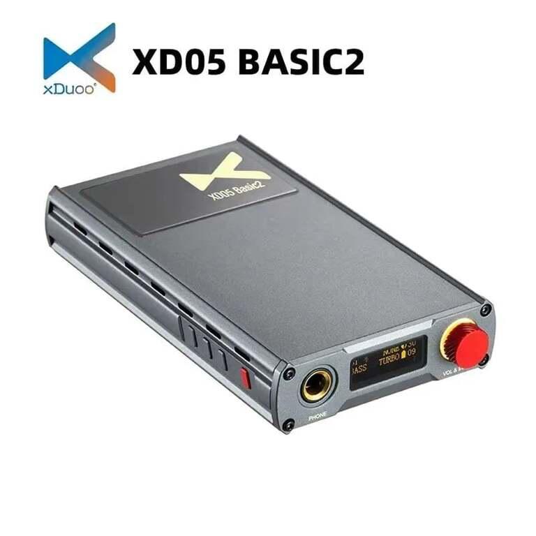 Портативный HIFI ЦАП и усилитель для наушников XDUOO XD05 BASIC 2 (с картой OZON, из-за рубежа)