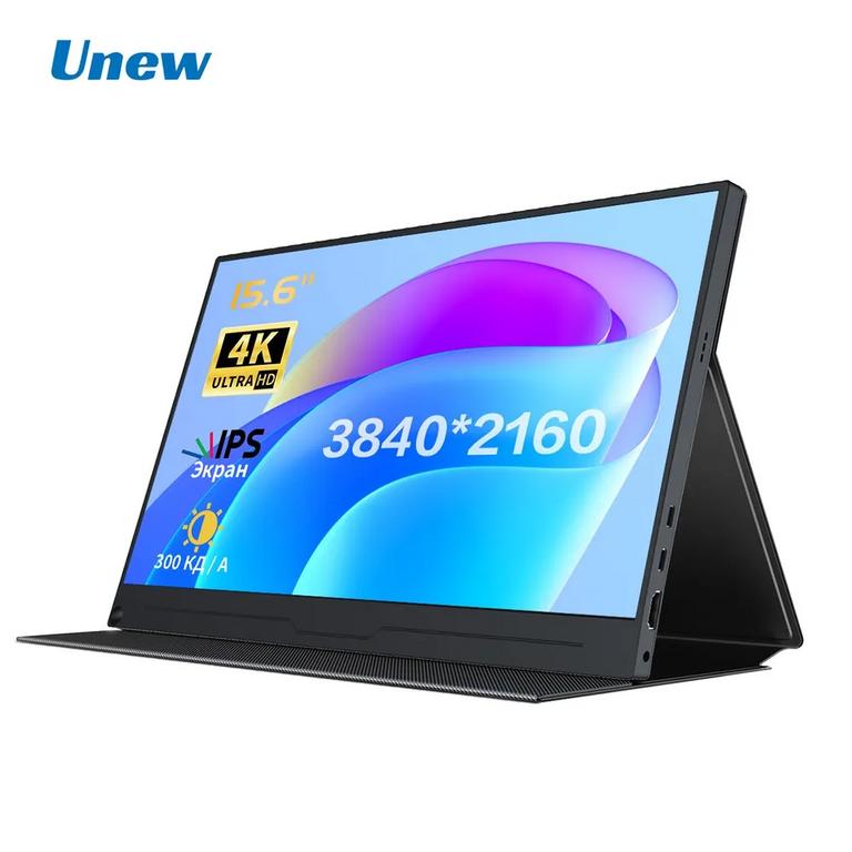 Портативный 4K монитор UNEW 15.6" (из-за рубежа, с картой OZON