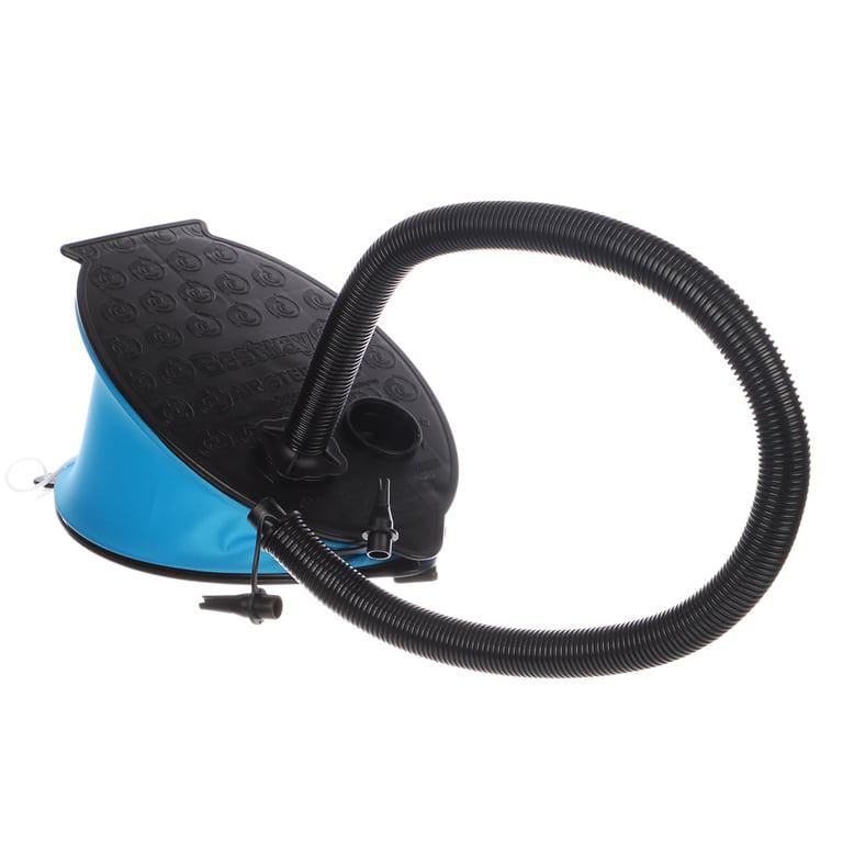 Воздушный ножной насос BESTWAY AIR STEP 28х19см, 62004 (тип "Лягушка", 3л, 1.4л/цикл, шланг с 3-мя насадками)