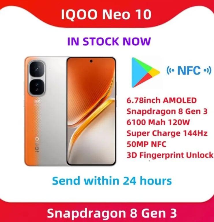 Iqoo Neo 10 12/256 (пошлина ≈ 1200 рублей)