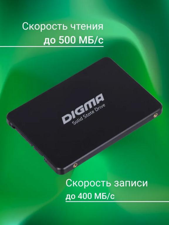 Внутренний SSD-диск Digma 1 ТБ SATA III Run P1 (цена по озон карте)