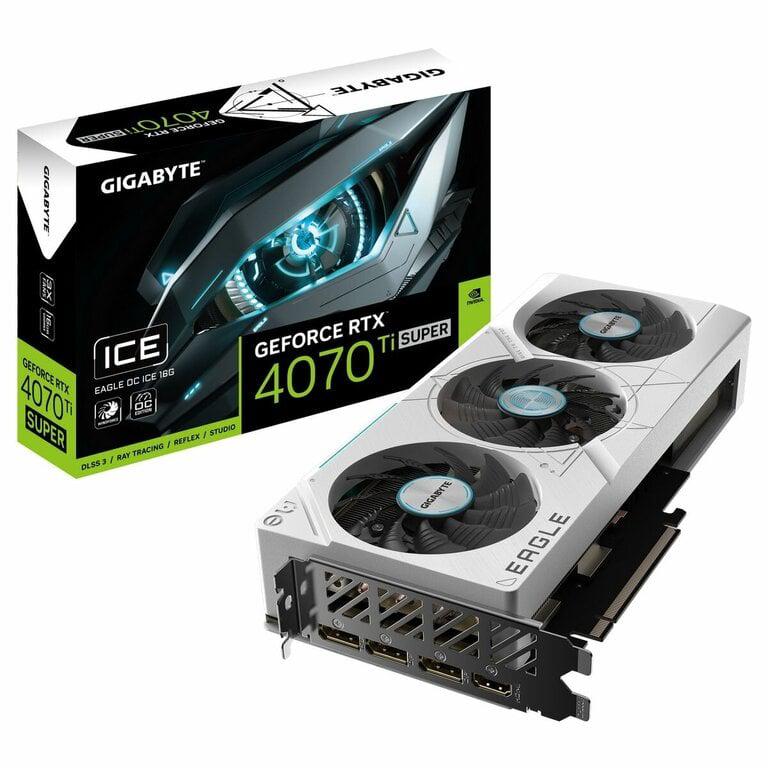 Видеокарта Gigabyte RTX 4070 Ti SUPER EAGLE OC ICE 16GB