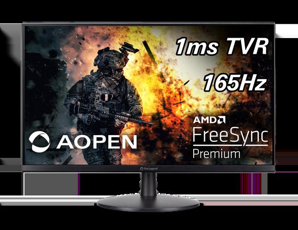 Монитор игровой AOPEN 24MV1YP (23.8", VA, 1920х1080, 165Гц, черный)