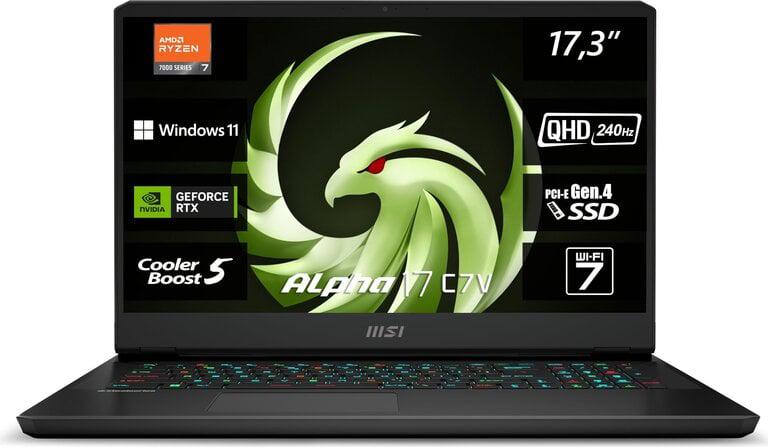 Новый ноутбук MSI Alpha Ryzen 9 7940HX / RTX 4070 / 17.3" / 32GB / 1TB / 2.5K / 240Hz / Win11