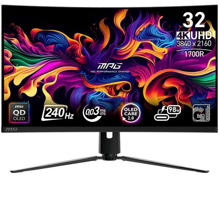 Изогнутый QD-OLED монитор MSI 321CURX 32" 240гц 4K (с макс. ВБ кошельком)