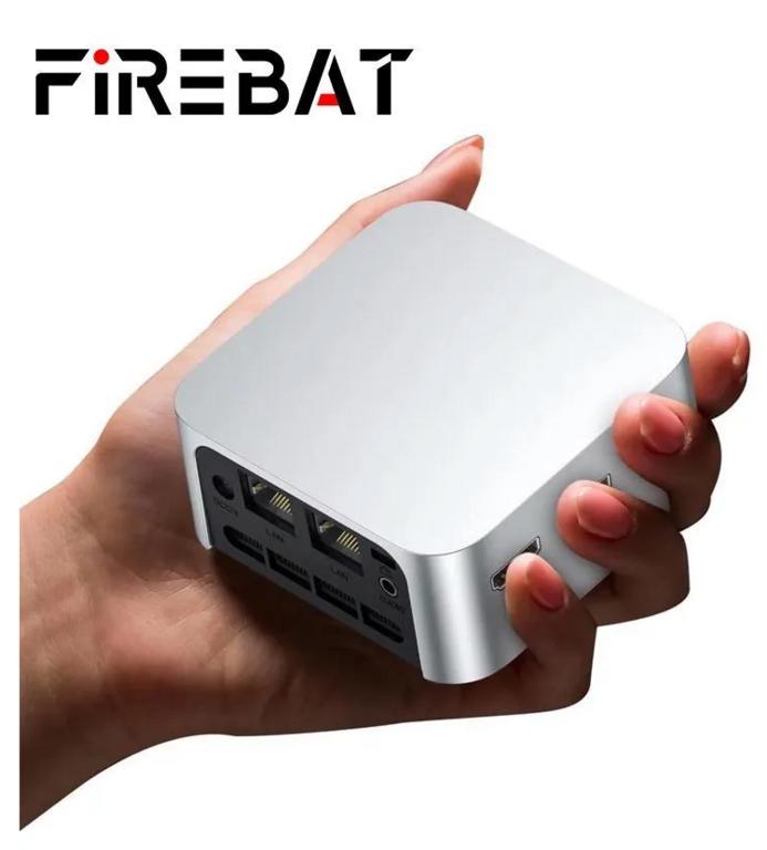 Мини-ПК T8 FIREBAT (Intel Celeron N5095, RAM 8 ГБ, SSD 256 ГБ, Intel UHD Graphics, Windows 11 Pro), белый (с Озон картой, из-за рубежа)