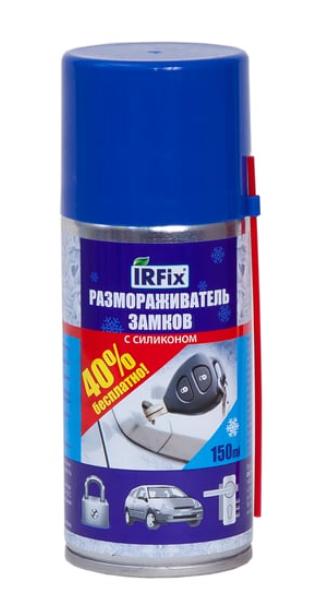Размораживатель замков с силиконом IRFIX 150 мл 40021