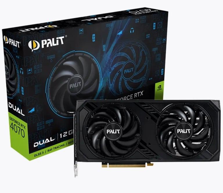 Видеокарта Palit RTX 4070 12 ГБ (c max WB кошельком и подпиской)