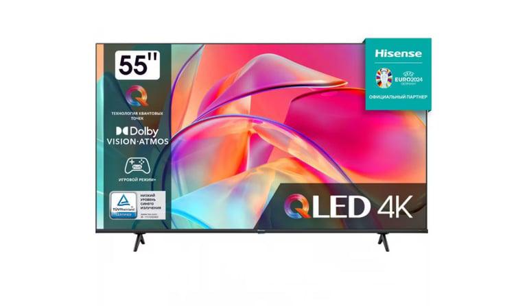 Телевизор 55" Hisense 55E7KQ (QLED, 4K, VIDAA)
