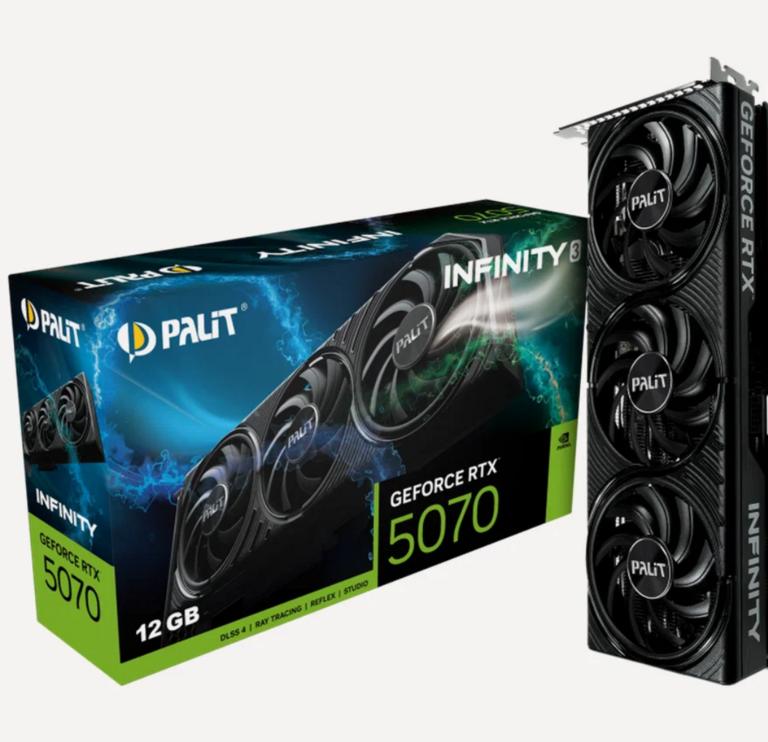 Видеокарта Palit GeForce RTX 5070 Infinity 3