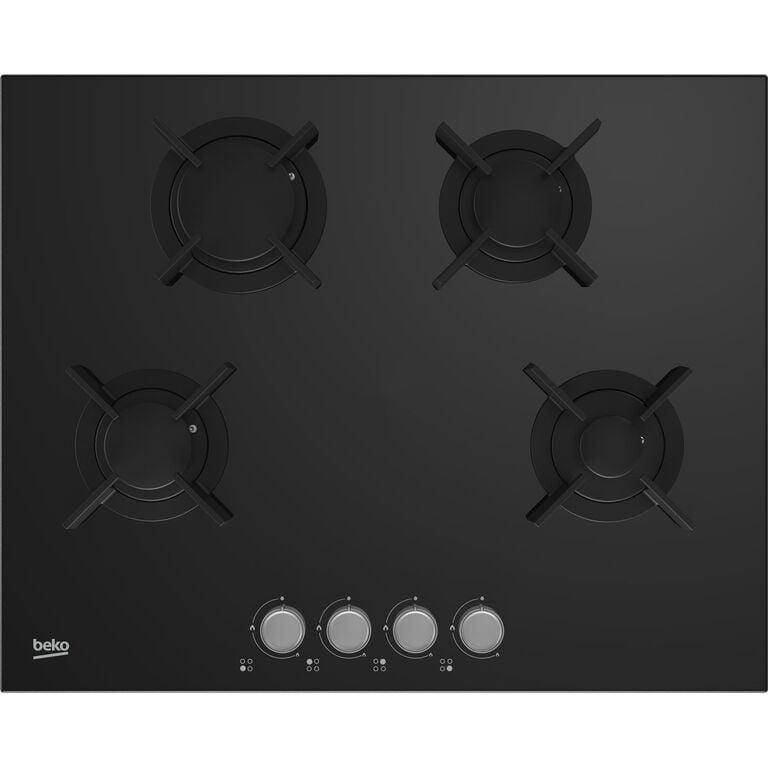 Встраиваемая газовая панель независимая Beko HING 642202 SB черная