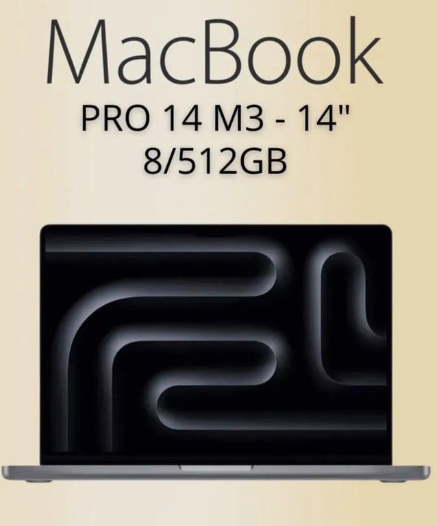Ноутбук MacBook Pro 14" (2023) 8ГБ/512ГБ M3 SSD серый