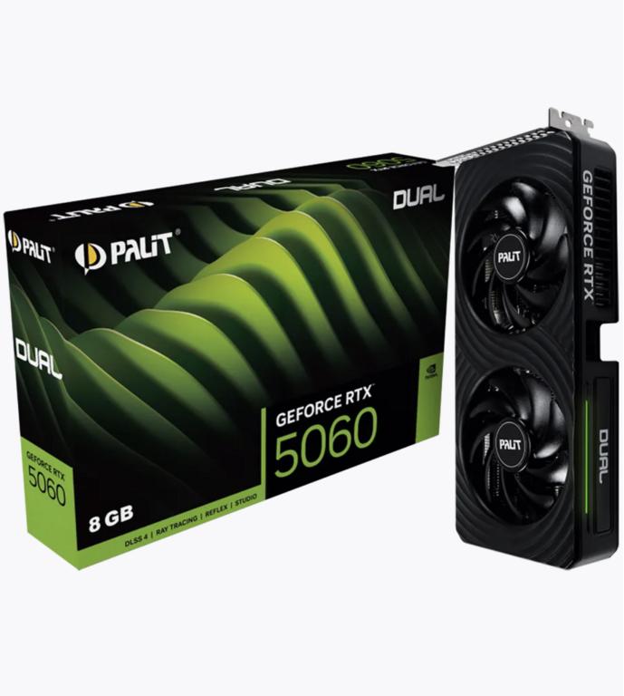 Видеокарта RTX 5060 8 ГБ RTL NE75060019P1-GB2063D (подписка+Макс кошелек)