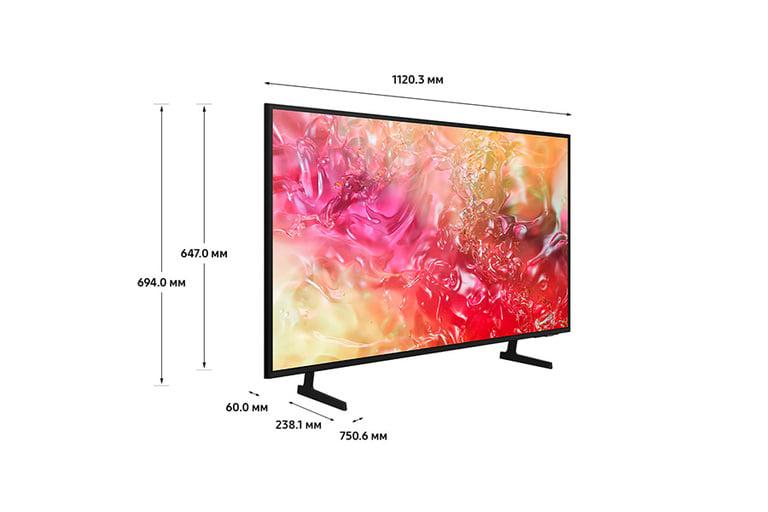 Телевизор Samsung UE50DU7100UX, 50", 4К UHD (с макс. скидкой и кошельком)