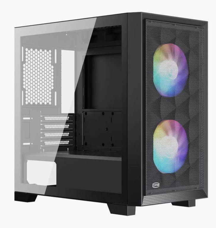 Корпус для компьютера PcCOOLER C3D310 BK ARGB Mini Tower (цена с WB кошельком)