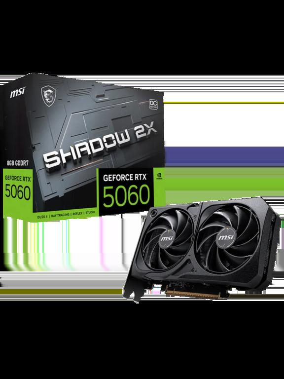 Видеокарта MSI RTX 5060 8G SHADOW 2X OC (с макс. кошельком и подпиской)